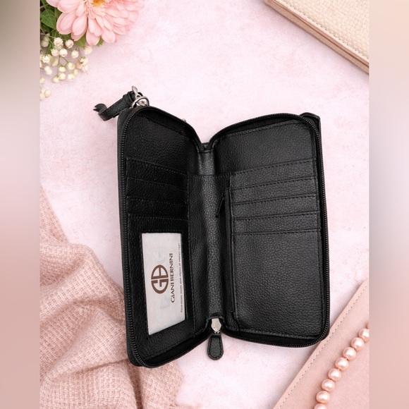 ✨ Giani Bernini Leather Crossbody Wallet – NWT ✨ - Picture 2 of 4